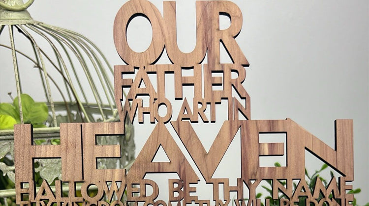 Lord's Prayer Cross