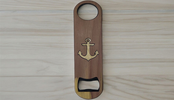 Wooden Bottle Openers - Dark Wood - Life Is Better On A Boat