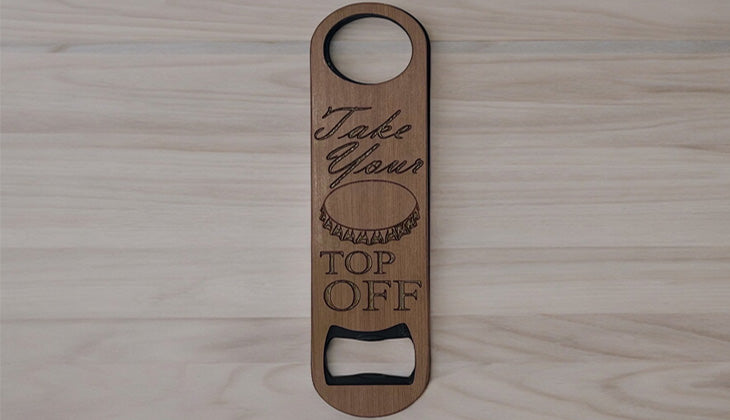 Wooden Bottle Openers - Take Your Top Off