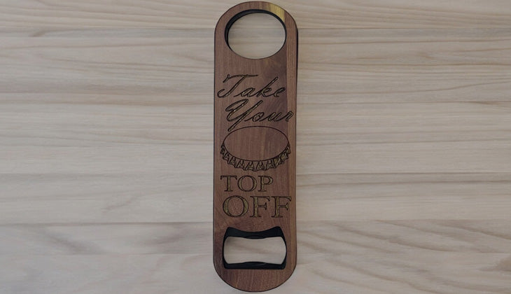 Wooden Bottle Openers - Take Your Top Off