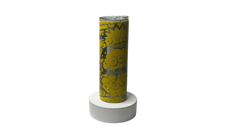 Splat Boom Pow Tumbler - Orange - 20oz