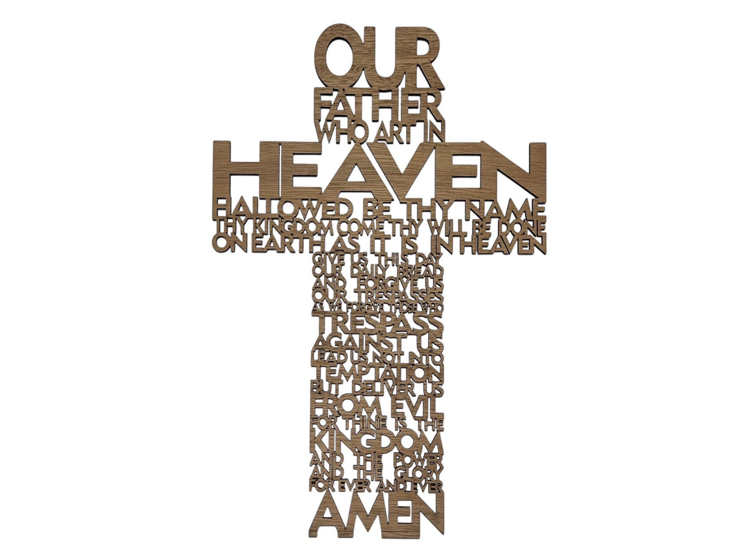 Lord's Prayer Cross