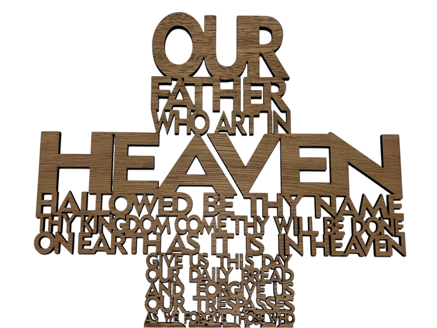 Lord's Prayer Cross