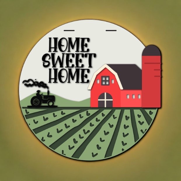 Home Sweet Home Farm - Door Hanger