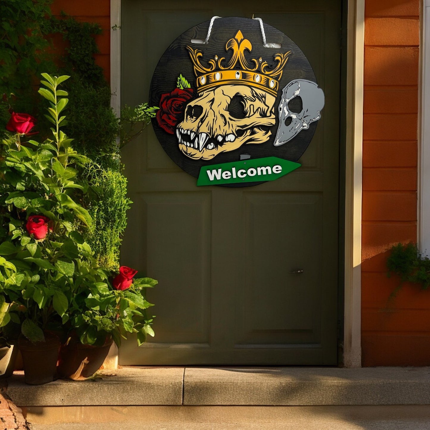 King Skull - Door Hanger