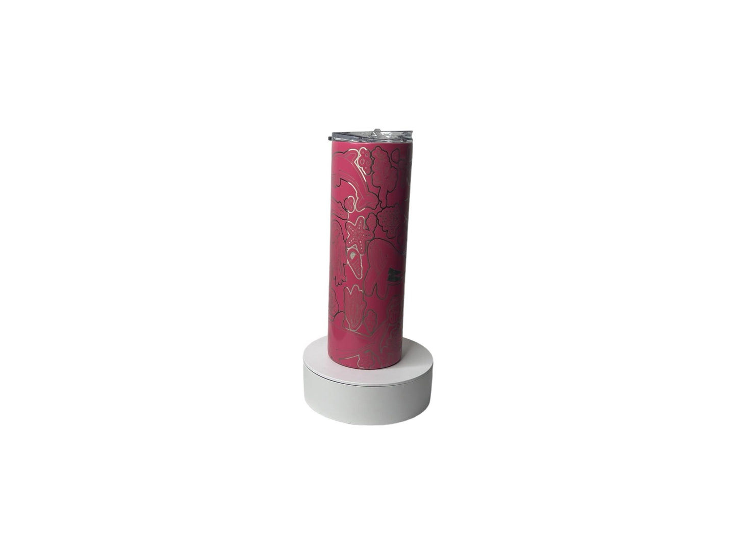 Sea Creatures Tumbler - Pink - 20oz