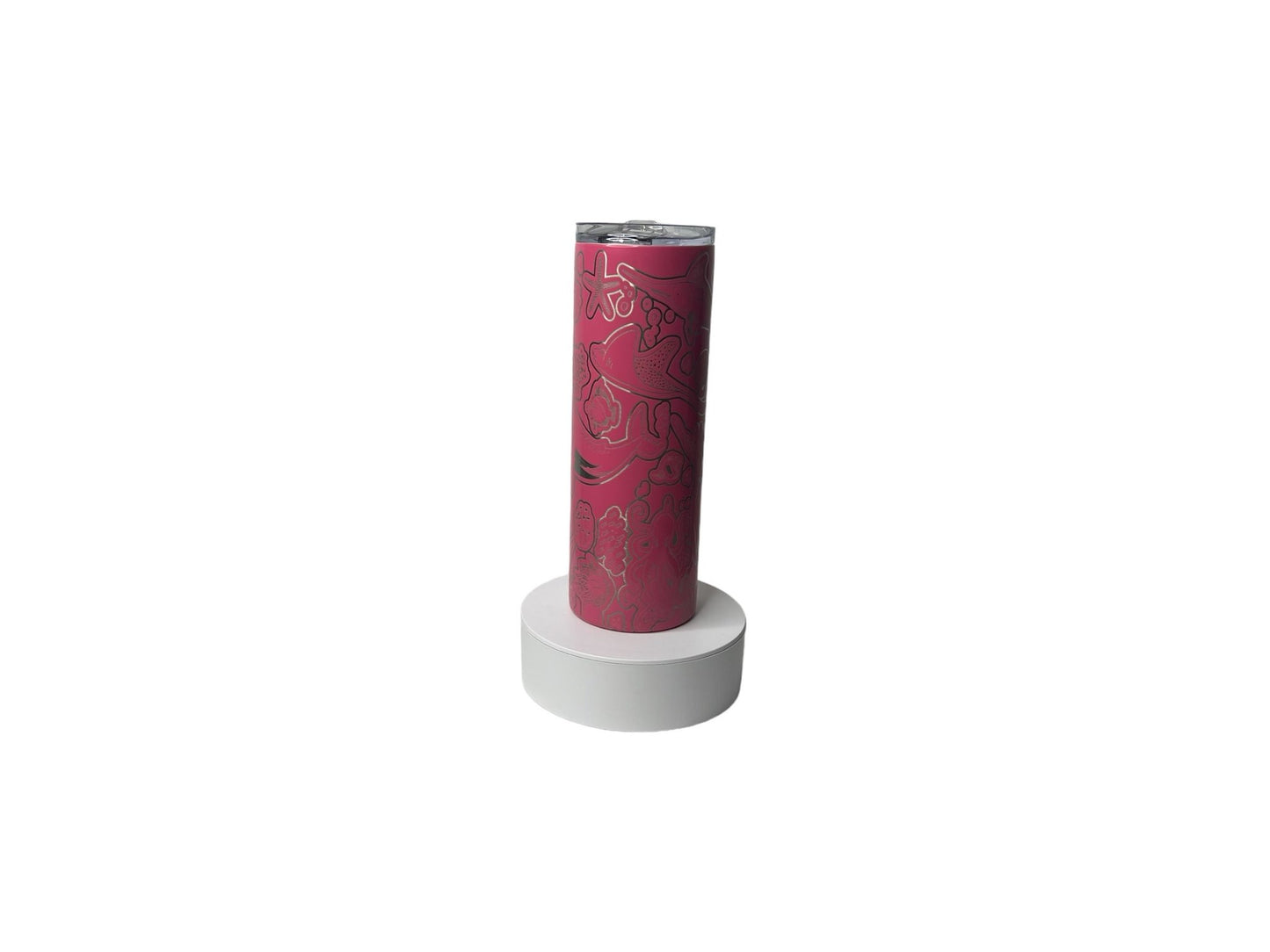Sea Creatures Tumbler - Pink - 20oz
