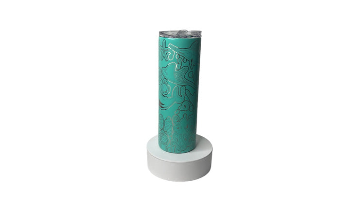 Sea Creatures Tumbler - Teal - 20oz