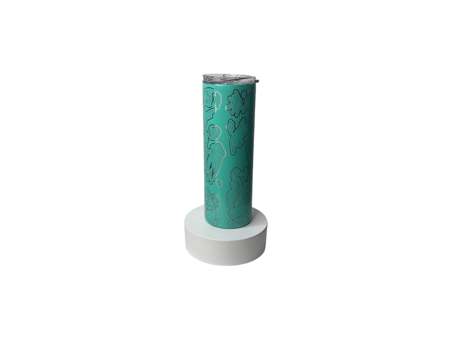 Sea Creatures Tumbler - Teal - 20oz
