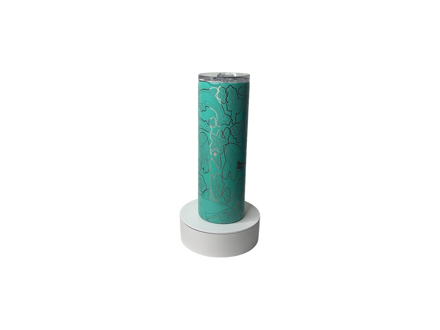 Sea Creatures Tumbler - Teal - 20oz