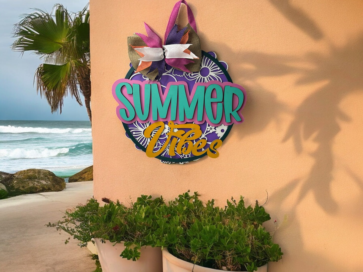Summer Vibes - Door Hanger