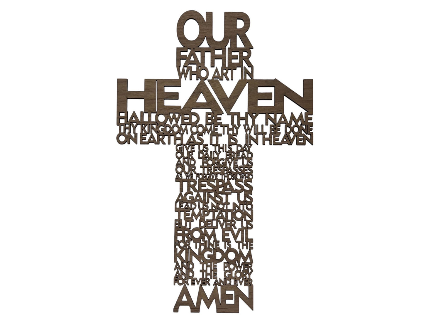 Lord's Prayer Cross