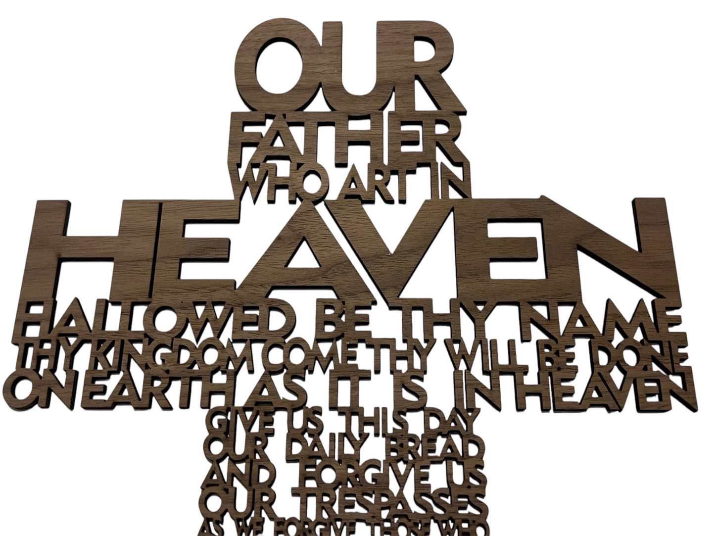 Lord's Prayer Cross
