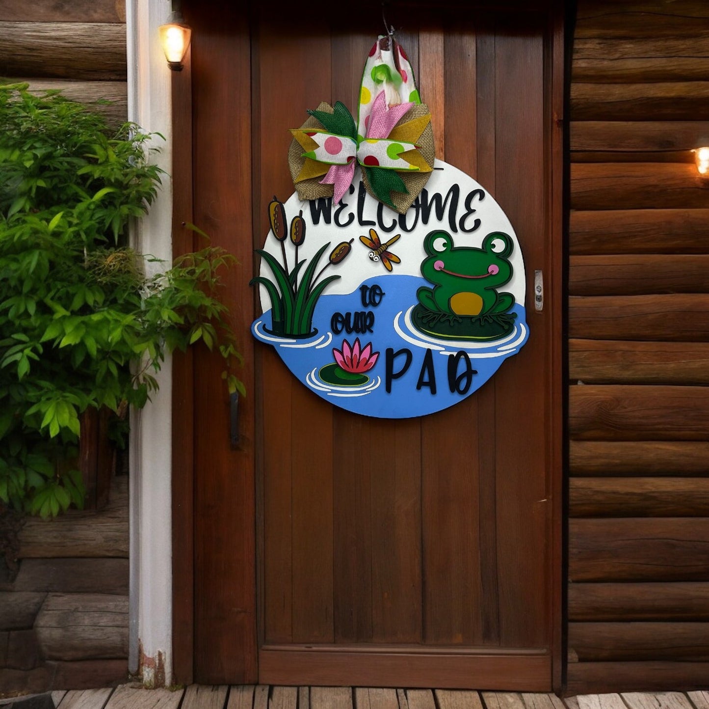 Welcome To Our Pad - Door Hanger