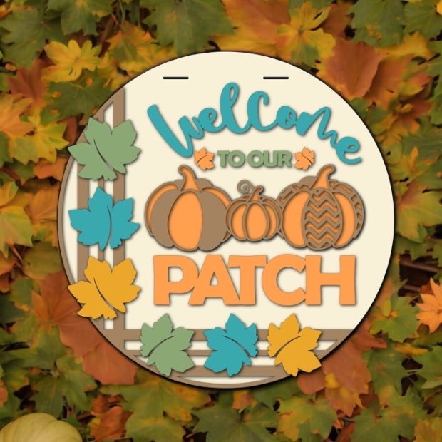 Welcome To Our Patch - Door Hanger