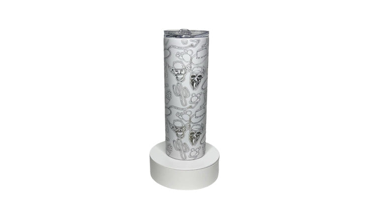 Western Tumbler - White - 20oz