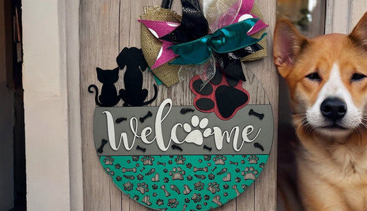 Cats And Dogs - Door Hanger