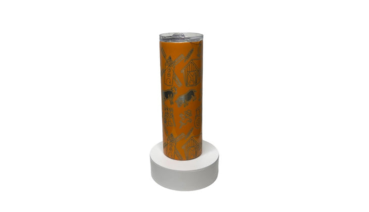 Farming Tumbler - Orange - 20oz