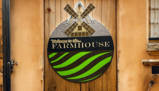 Farmhouse - Door Hanger