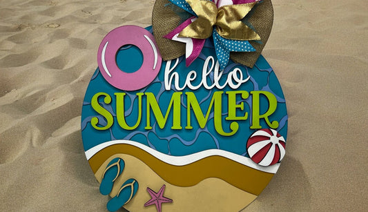 Hello Summer - Door Hanger