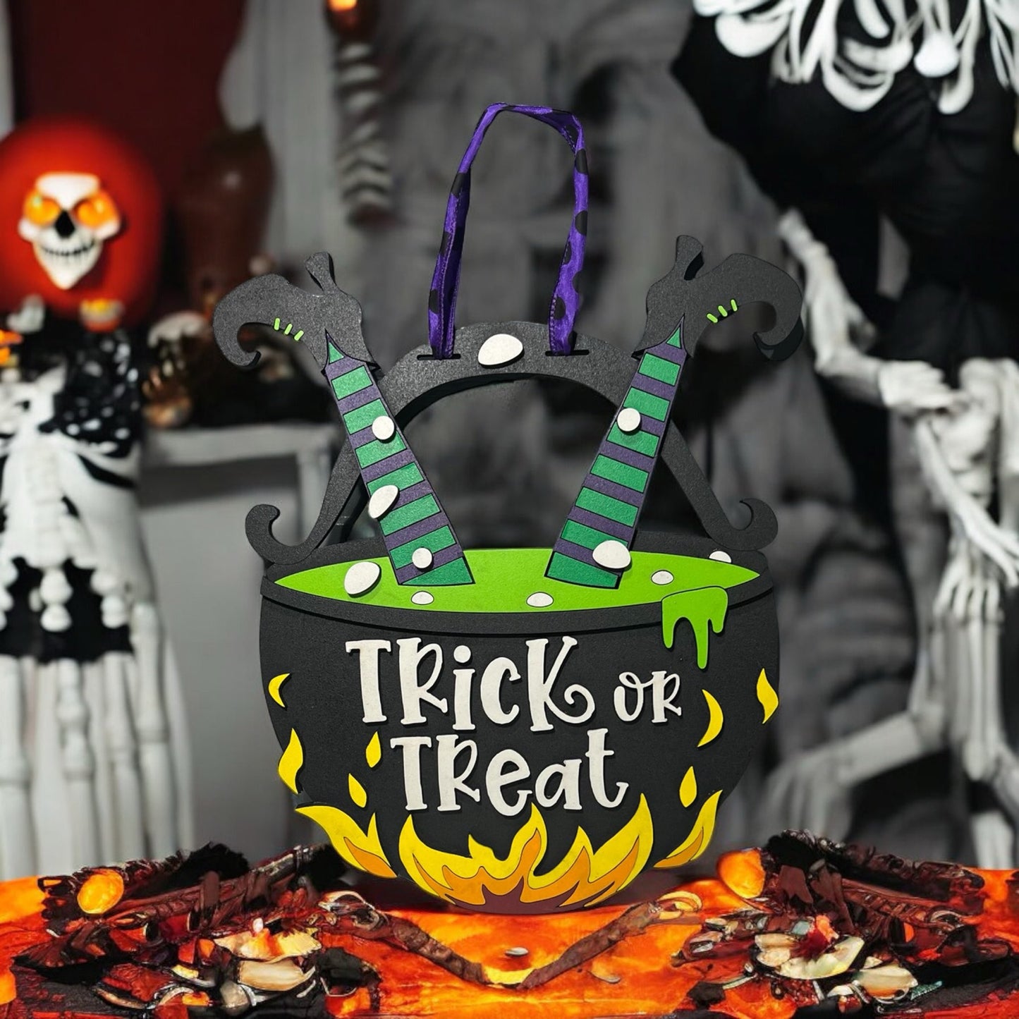 Trick Or Treat - Halloween Door Hanger