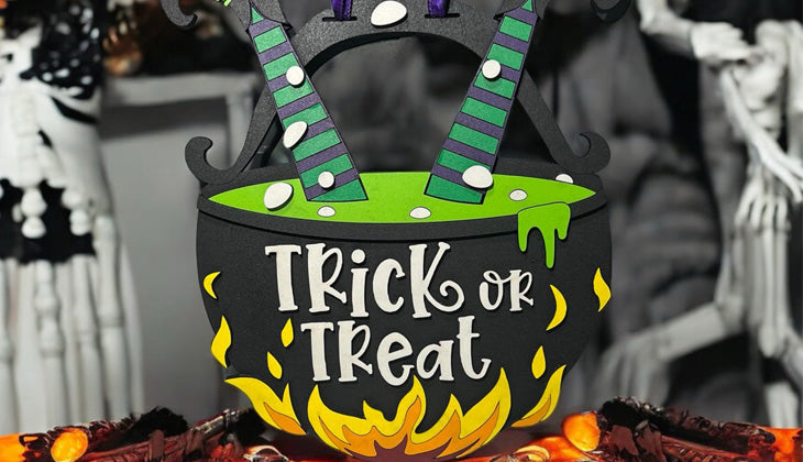 Trick Or Treat - Halloween Door Hanger