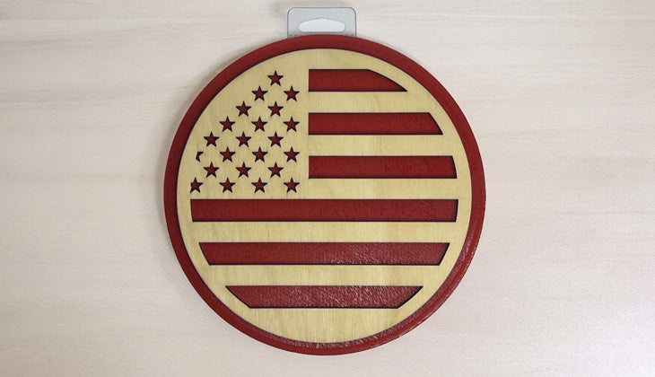 US Flag - Hot Plate