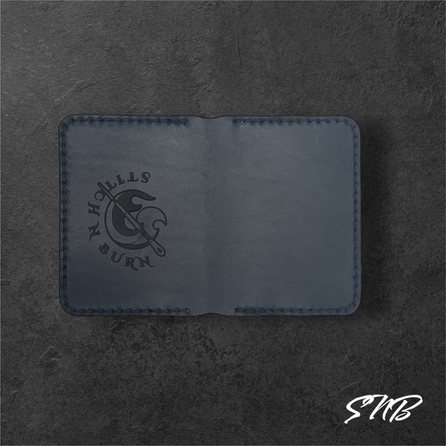 Heavy Leather Standard Wallet - Hand Stitched - Italian Leather